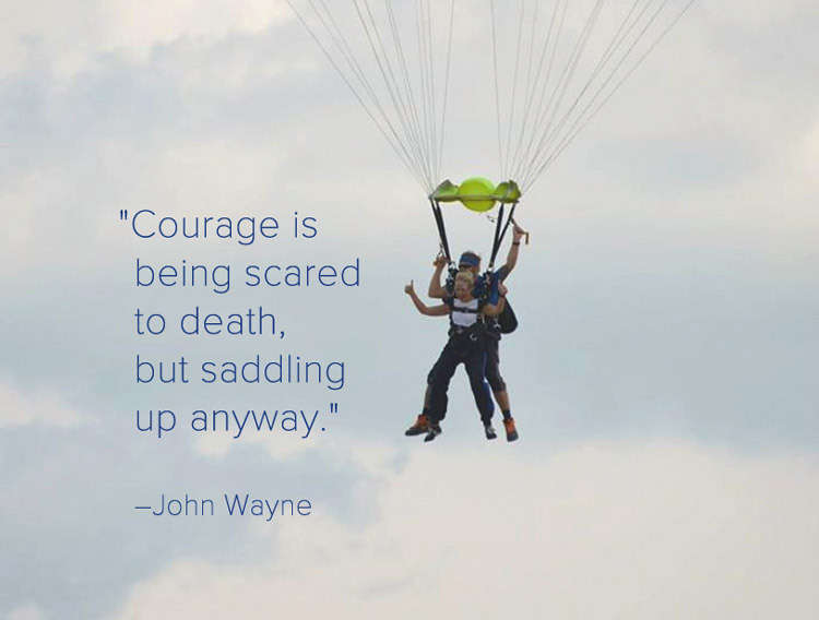 Courage to Leap From Fear to Freedom